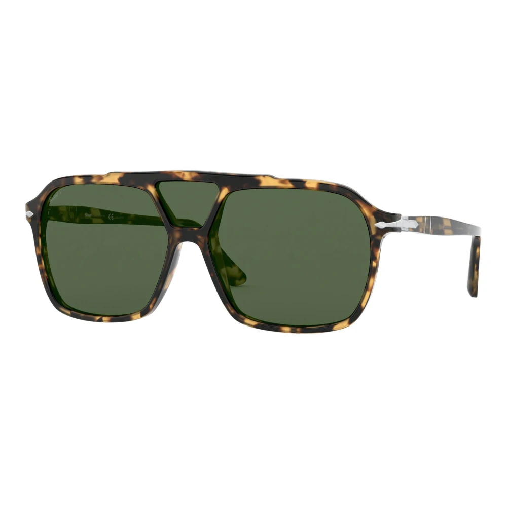 Persol Men's Brown Sunglasses, 59 Mm, Icona Sunglasses Blonde Havana/Green