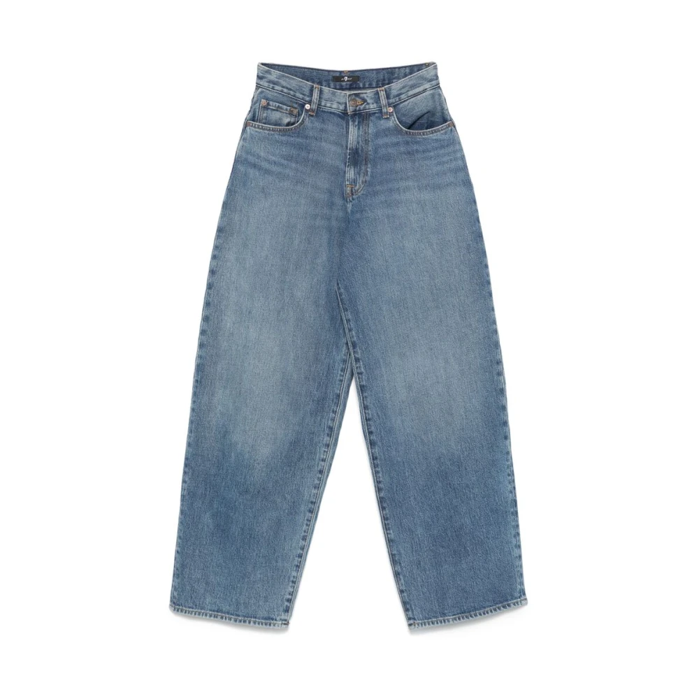 7 For All Mankind Jeans wijde pijpen Blue Dames