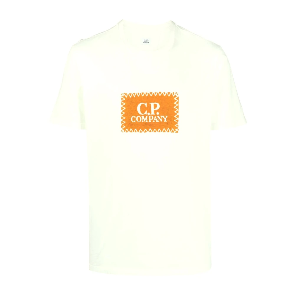 C.P. Company Casual Katoenen T-shirt White Heren