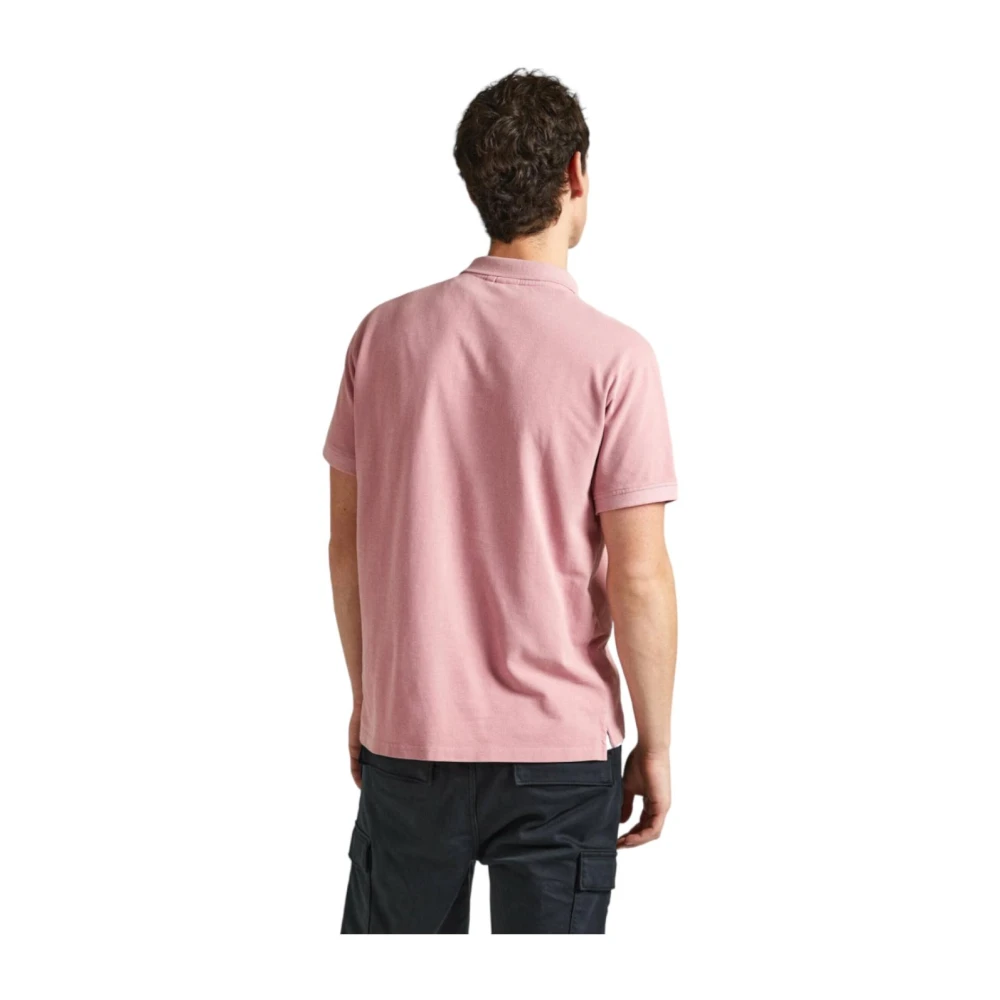 Pepe Jeans Klassiek Poloshirt met Moderne Snit Pink Heren