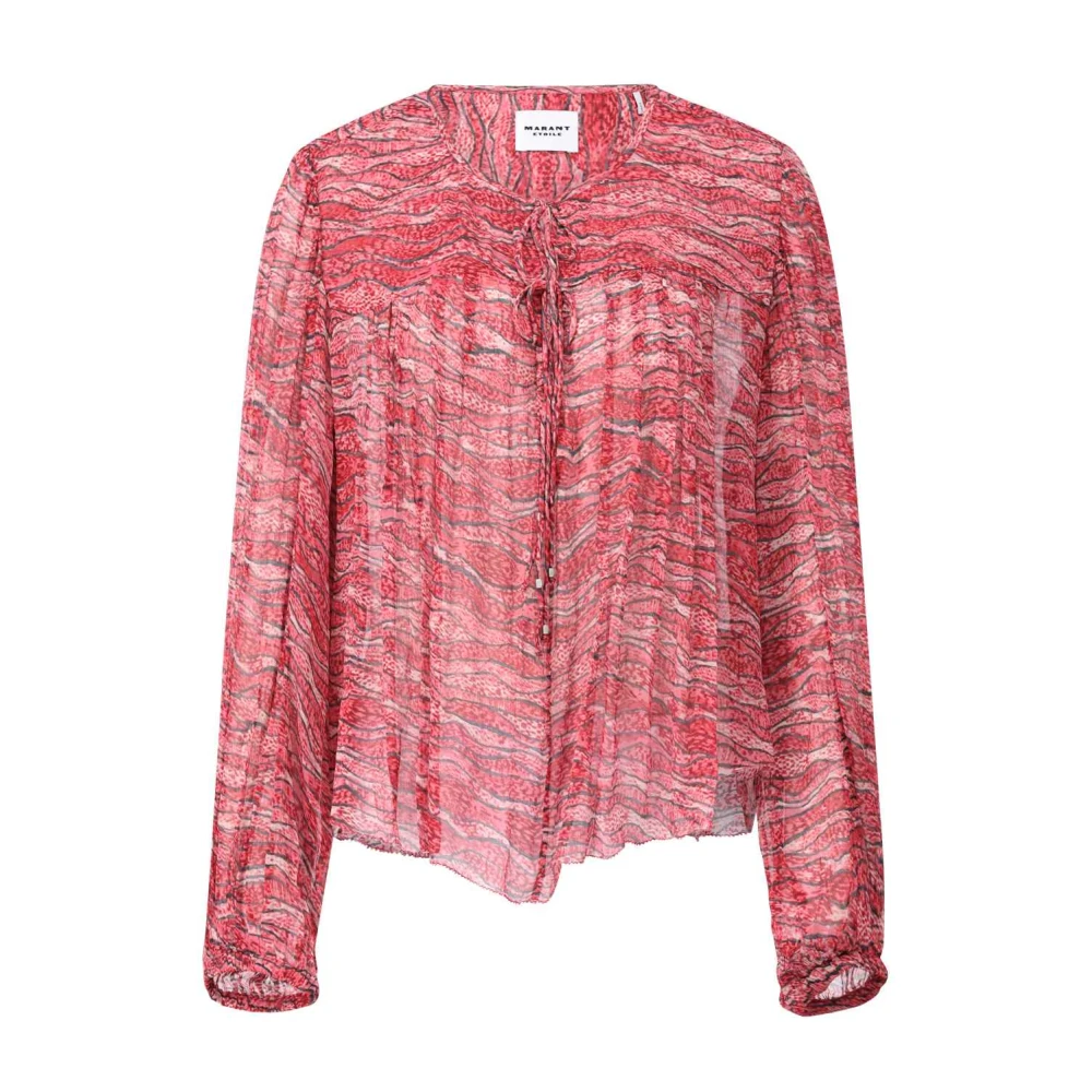 Isabel marant Luchtige Blouse Advika Red Dames
