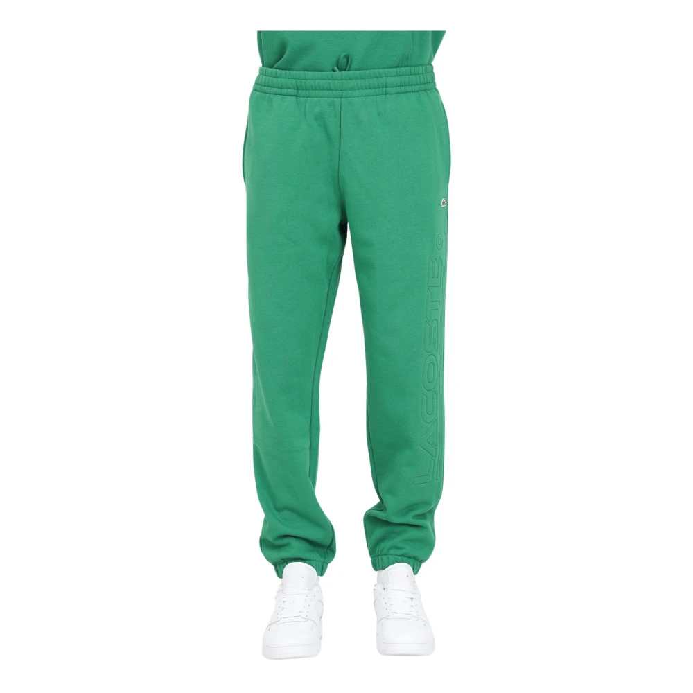 Lacoste Jogger Sweatpants met kenmerkend detail Green Heren