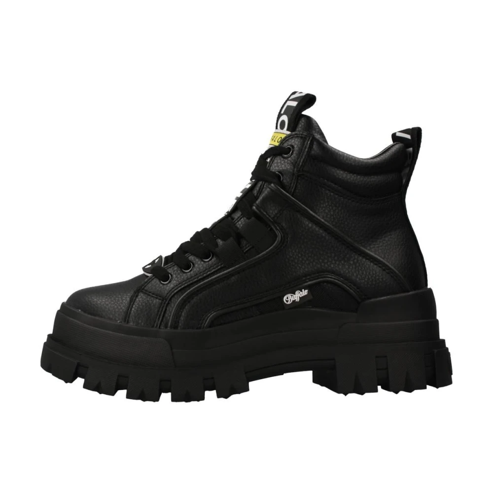 Buffalo Women's Black Lace-Up Boots