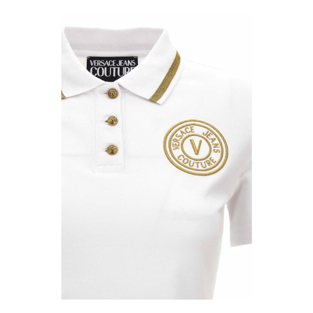 Versace Jeans Couture T-shirts en Polos White Dames