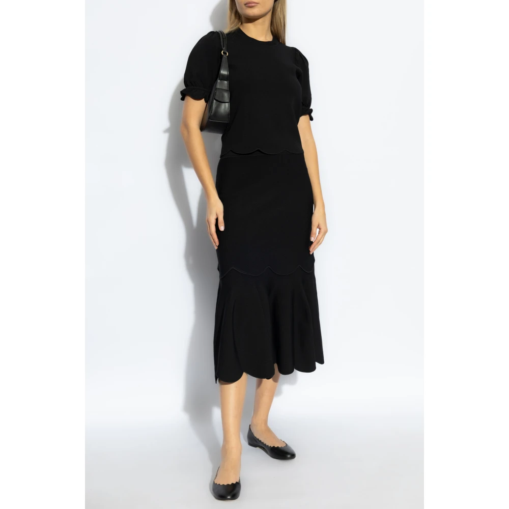 Ulla Johnson Top Noemi Black Dames