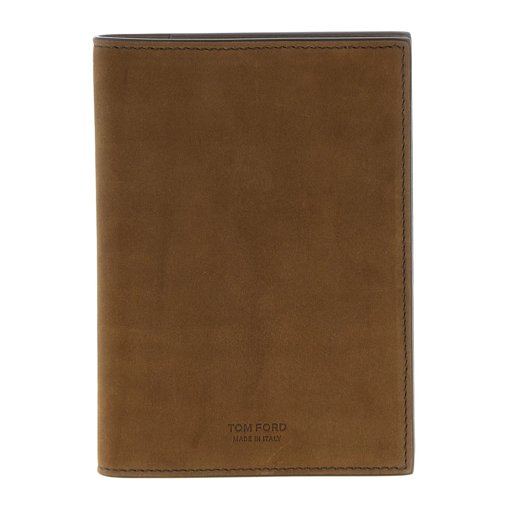 Tom Ford Men's Brown Wallets & Cardholders, One Size, Passport Holder