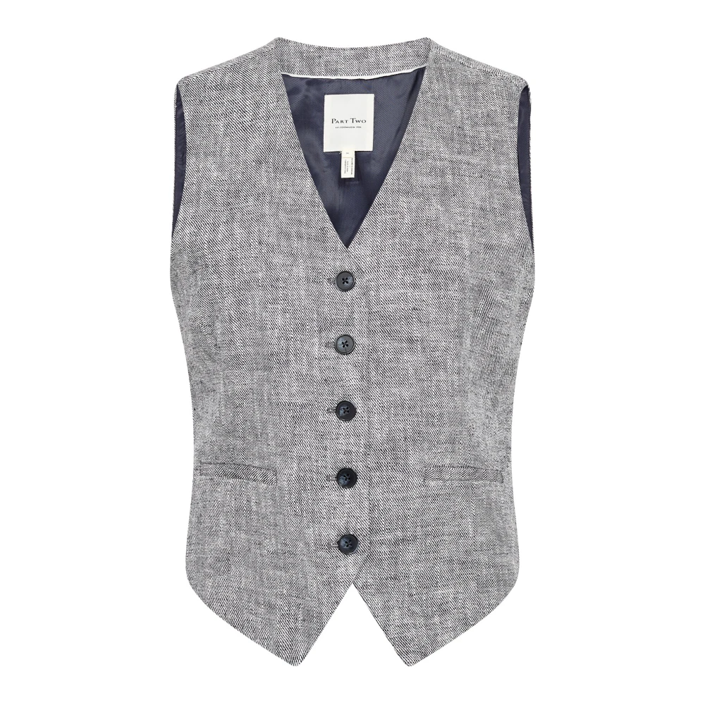 Part Two - Jackets > Vests - Gray - Part Two - Modalova