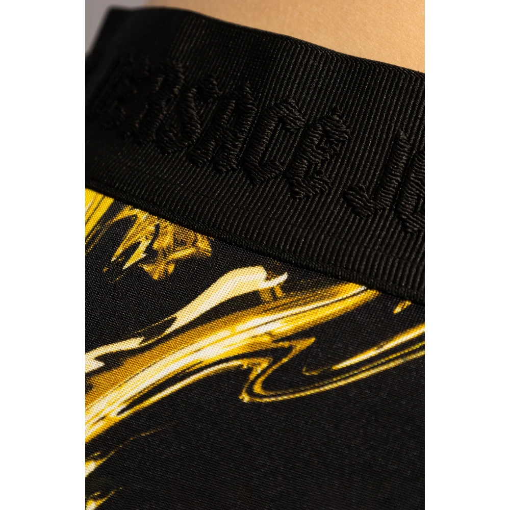 Versace Jeans Couture Rok met logo Black Dames