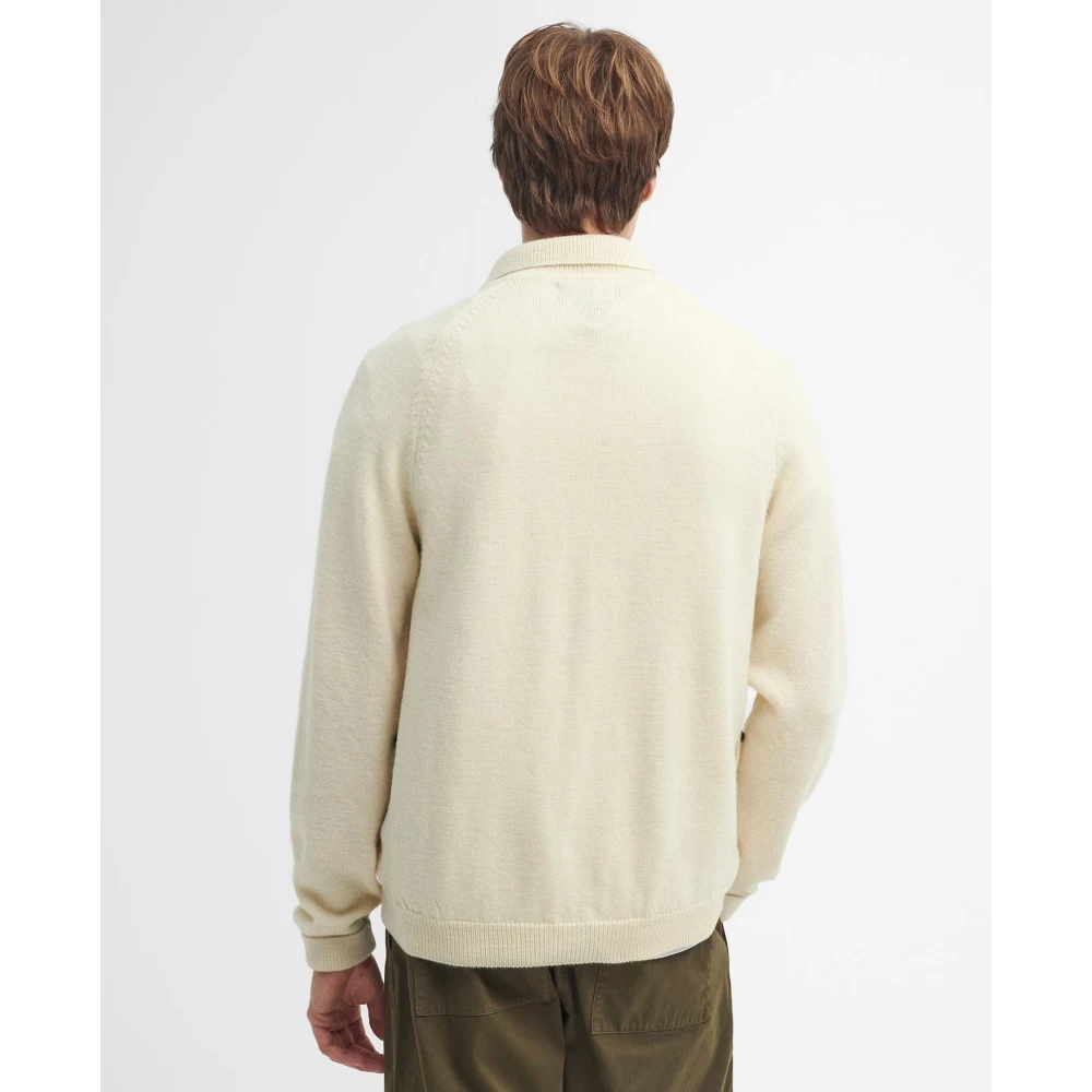 Barbour Gebreide Trui Krijt Beige Heren