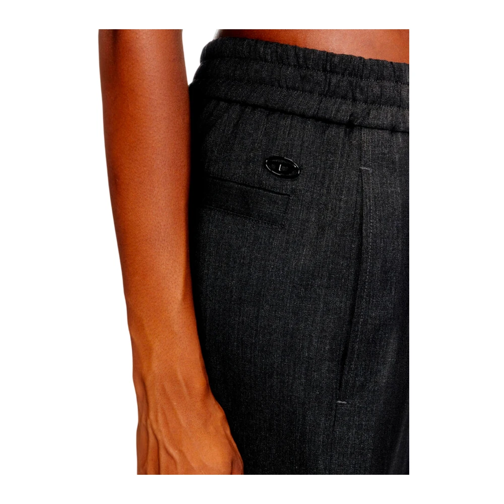 Diesel Relaxte Korte Broek Gray Dames