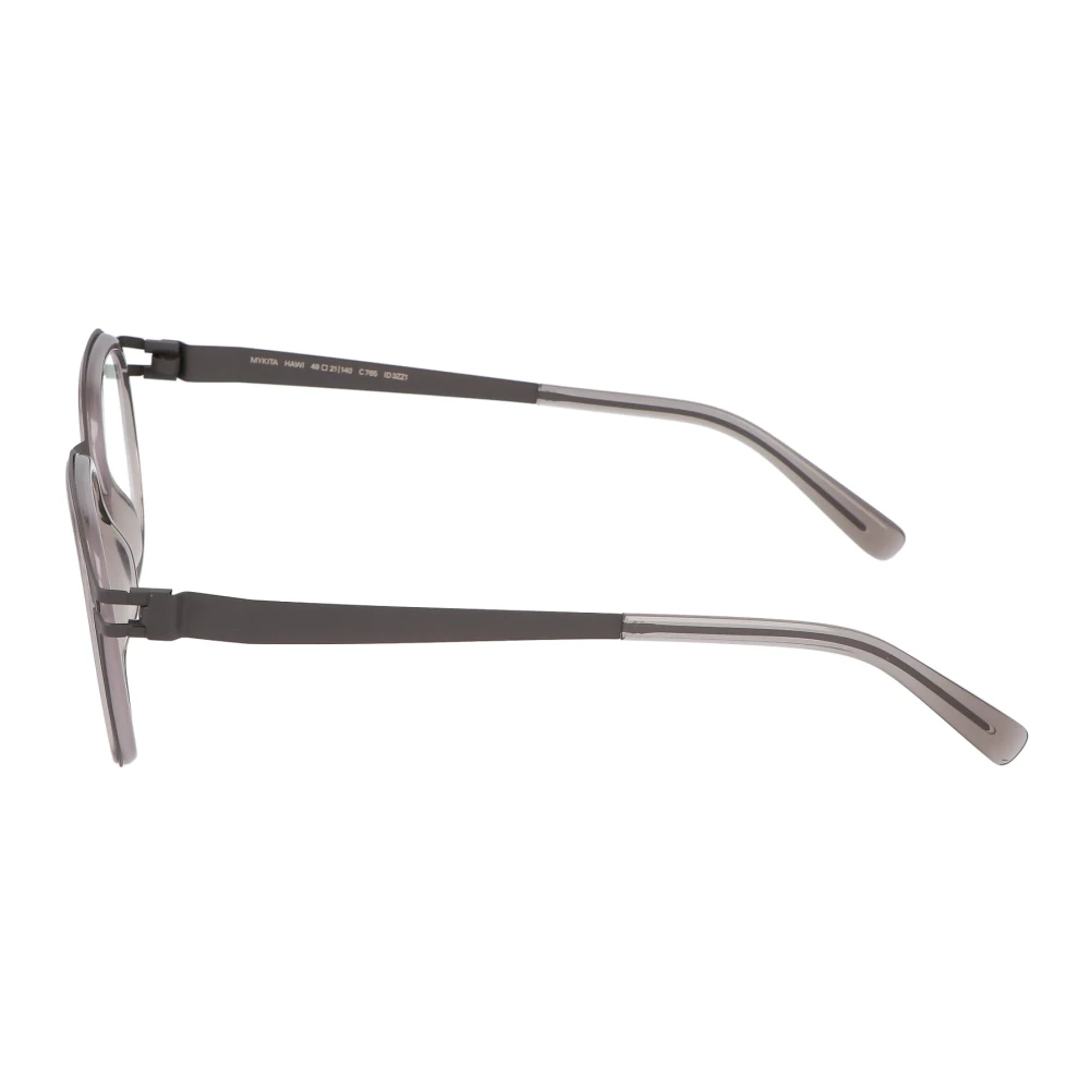 Mykita Moderne vierkante metalen montuurbril Gray Unisex