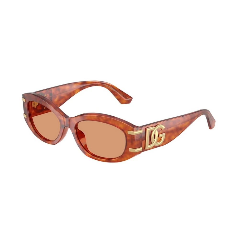 Dolce & Gabbana Women's Brown Oval Sunglasses