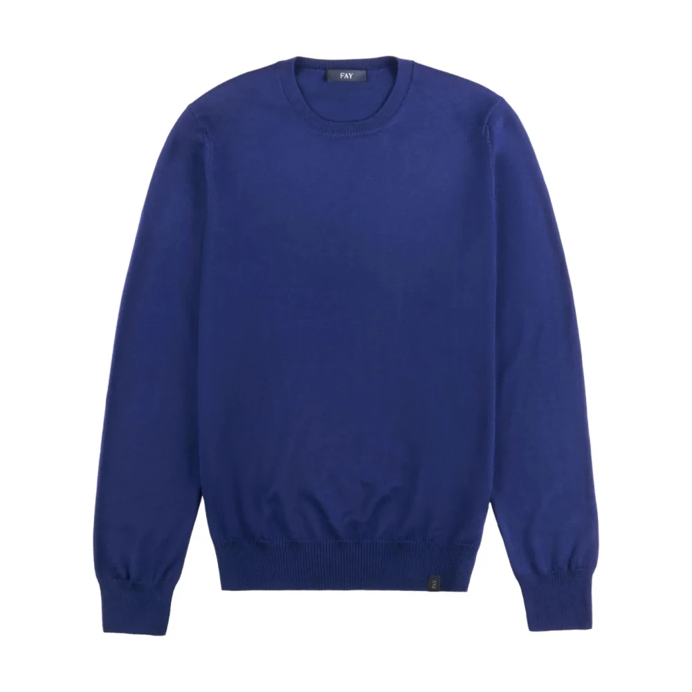 Knitwear > Round-neck Knitwear - - Fay - Modalova
