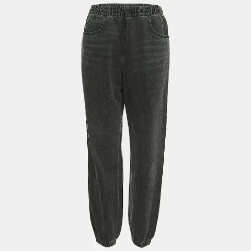 Alexander Wang Pre-owned Denim jeans Gray Dames