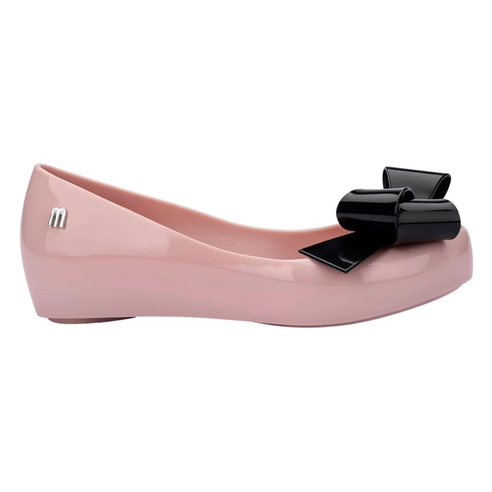 Melissa Girls Pink Ultra Classy Ballerinas - Kids Ballerina Shoes - 30 Eu - Kids
