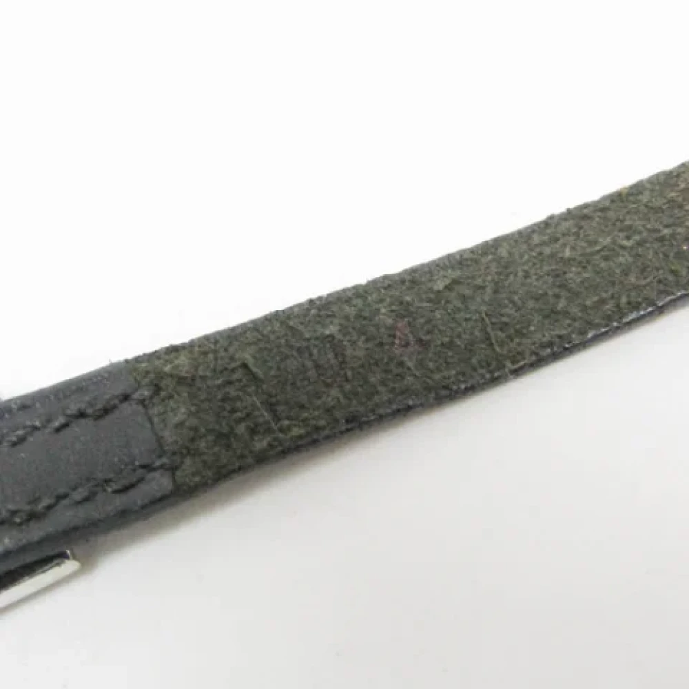 Hermès Vintage Pre-owned Leather belts Black Dames