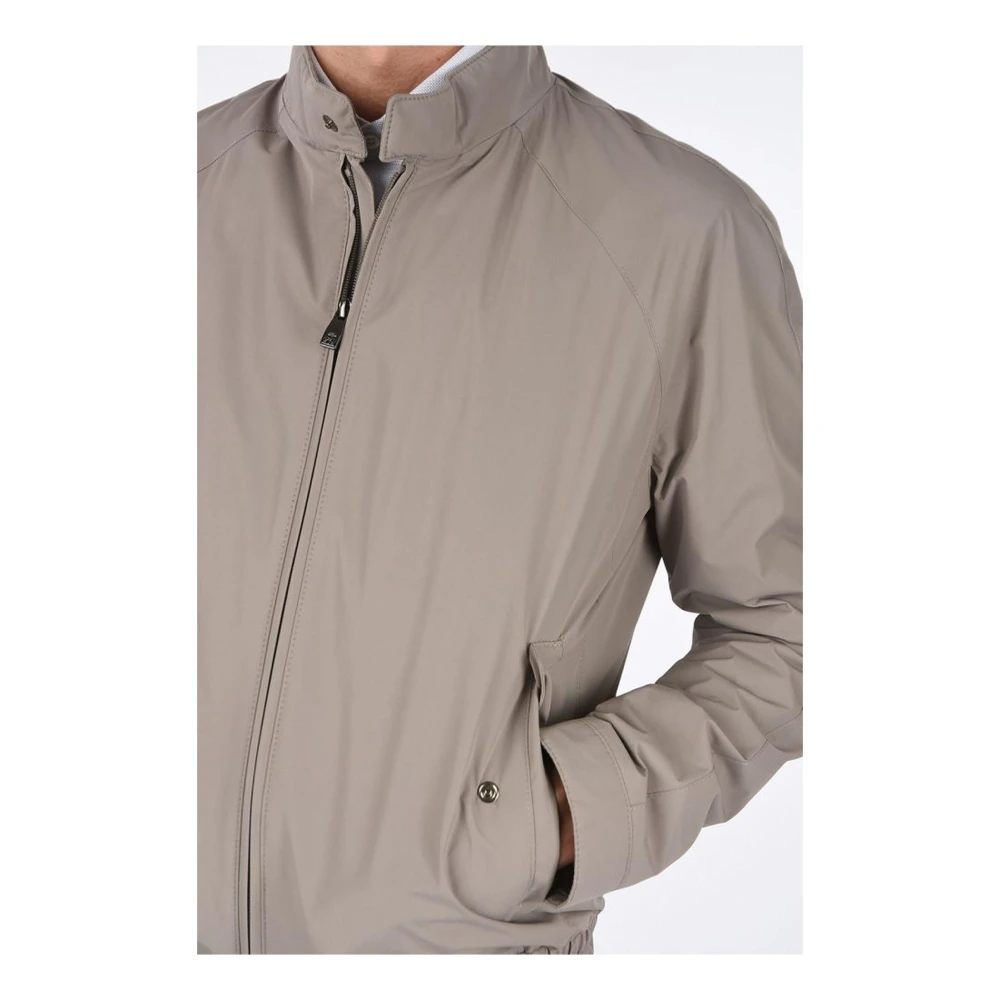 Corneliani Stijlvolle waterafstotende sportjas Beige Heren