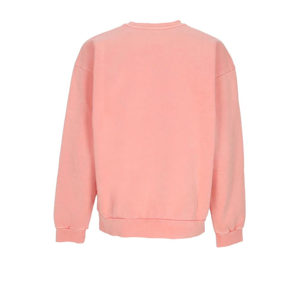 Obey Shell Pink Lichtgewicht Crew Neck Sweatshirt Pink Heren