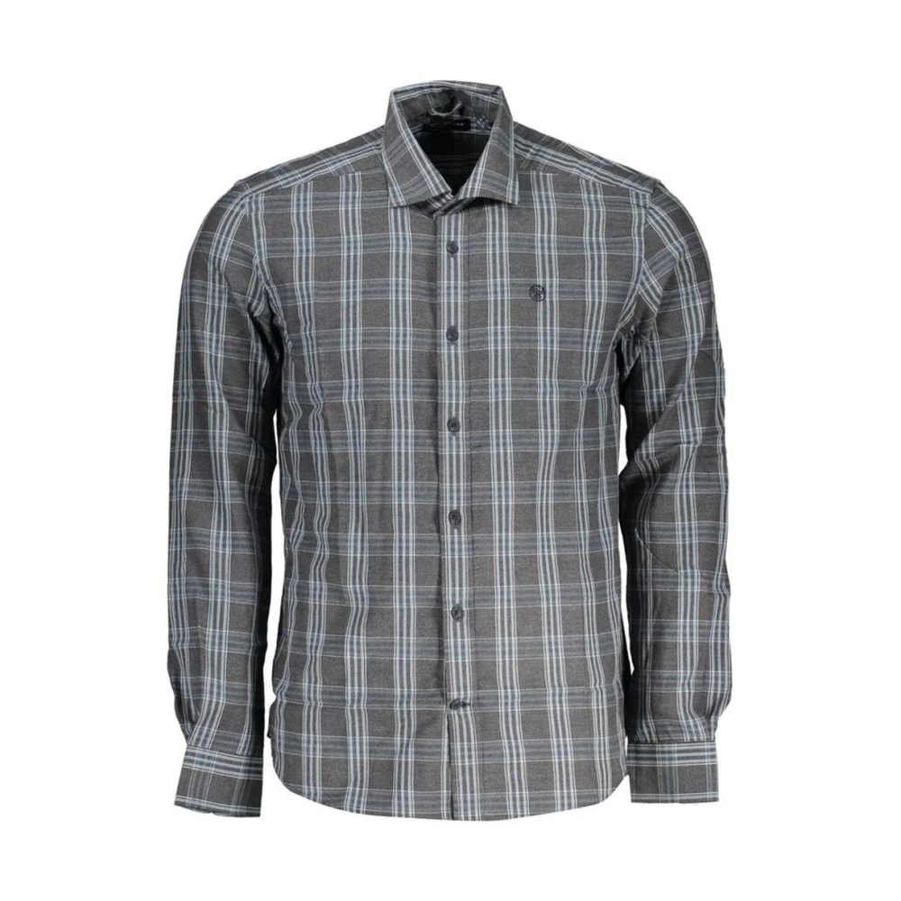 North Sails Men's Checkered French Collar Shirt