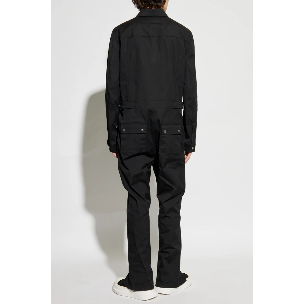 Rick Owens Jumpsuit Headon Black Heren