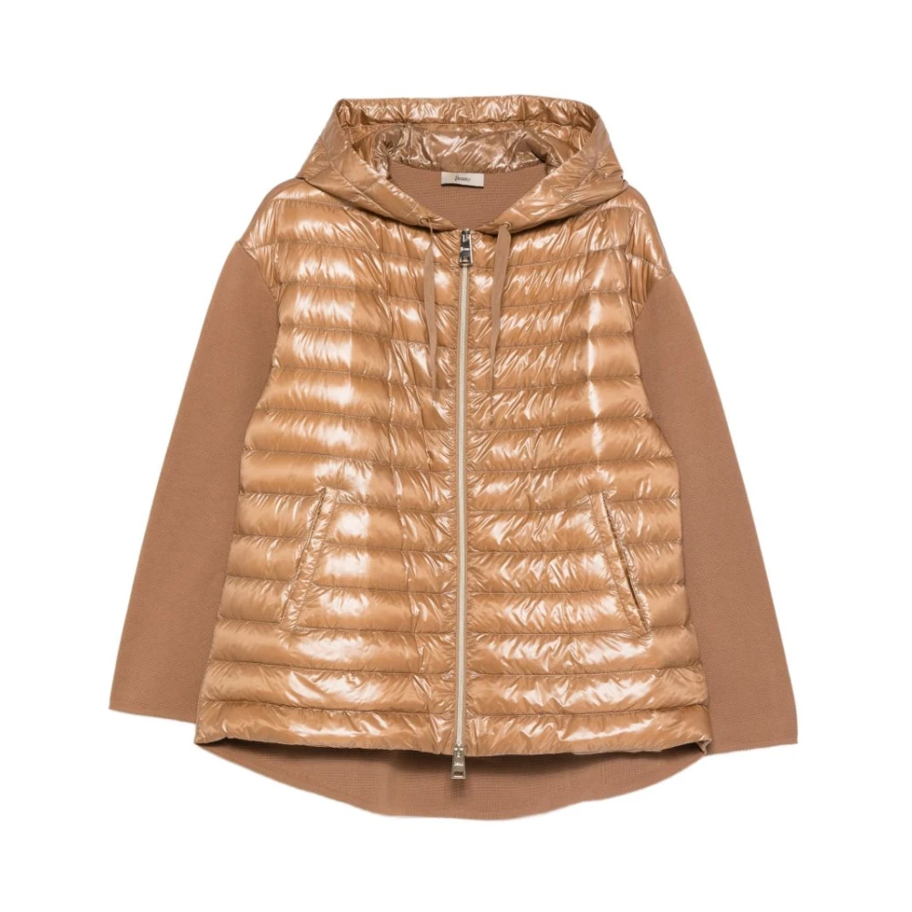 Herno Women's Beige Winter Jackets, Xs, C/Maglia Coat
