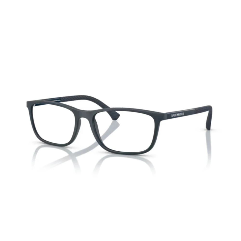 Emporio Armani Unisex Black Ea3069 Rectangle Frame
