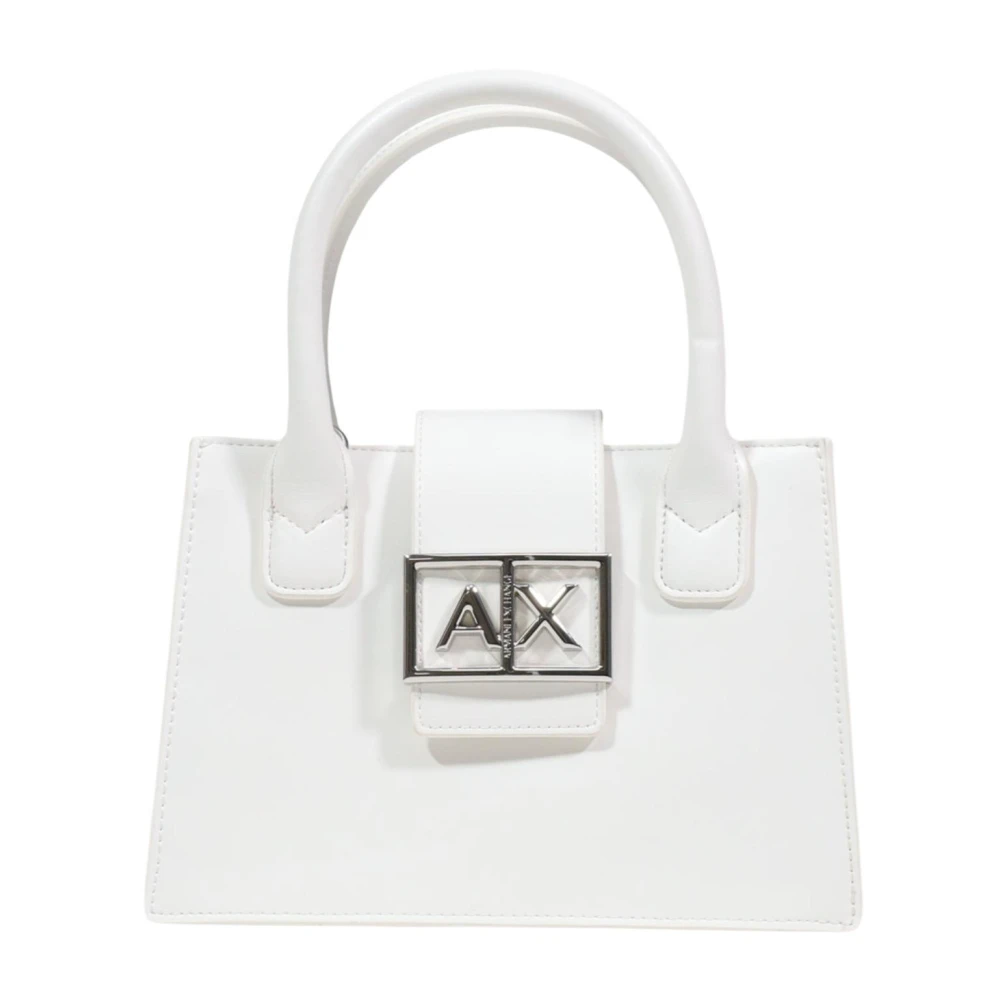 Armani Exchange Women's White Handbags, One Size, Mini Shoulder Bag