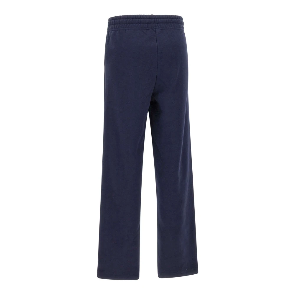 Sun68 Navy Blue Katoenen Jogger Broek Blue Dames