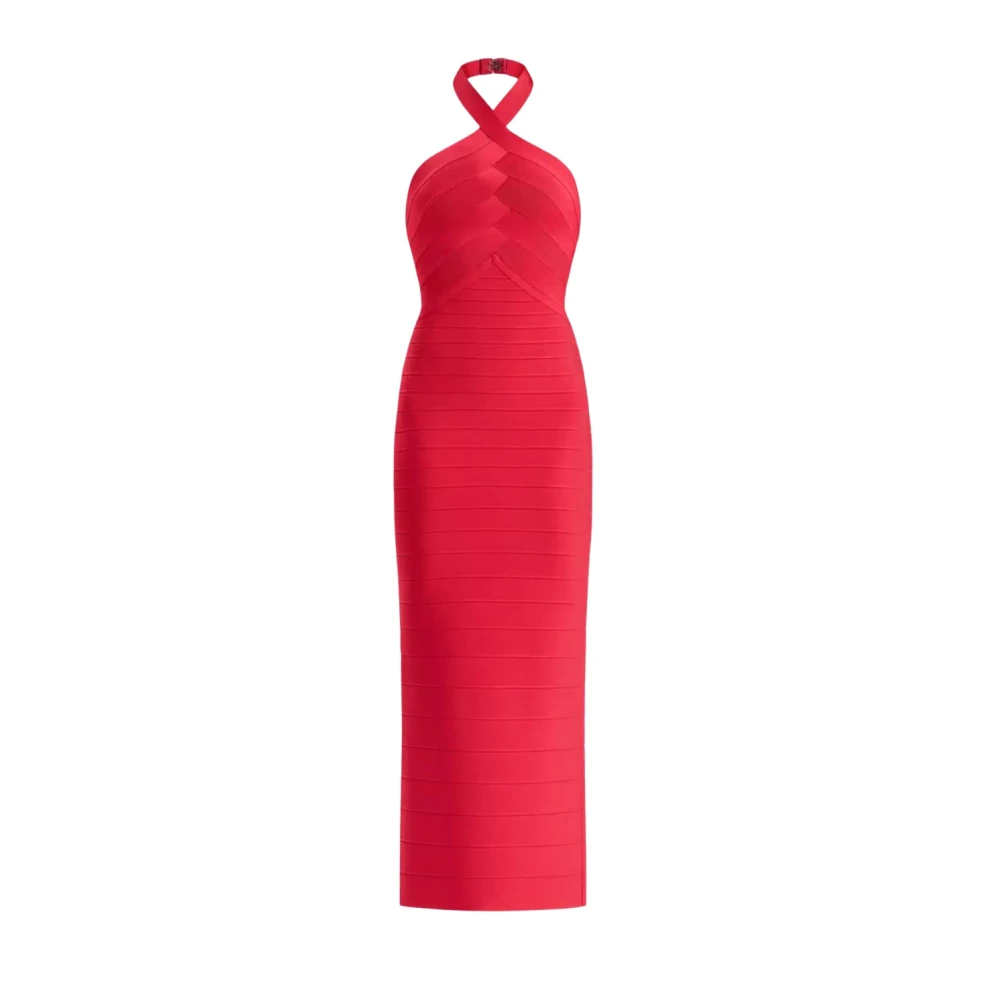 Herve Leger Day Dresses Red Dames