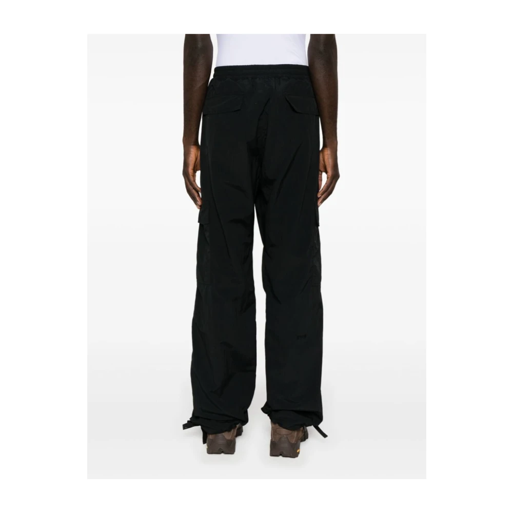 Msgm Zwarte Slim Fit Broek Black Heren