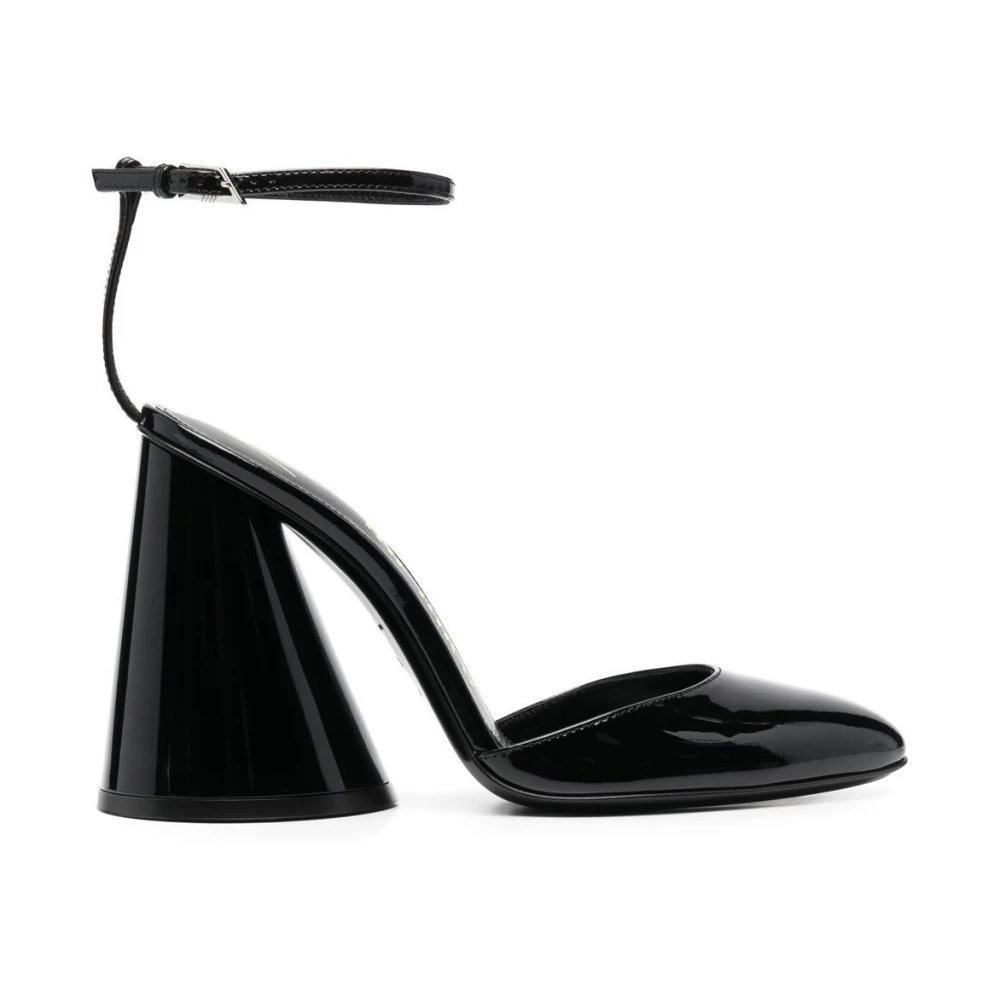 Schwarze Leder High Heels The Attico Pumps Miinto