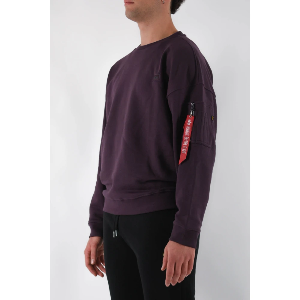 alpha industries Essentials Sweatshirt Purple Heren