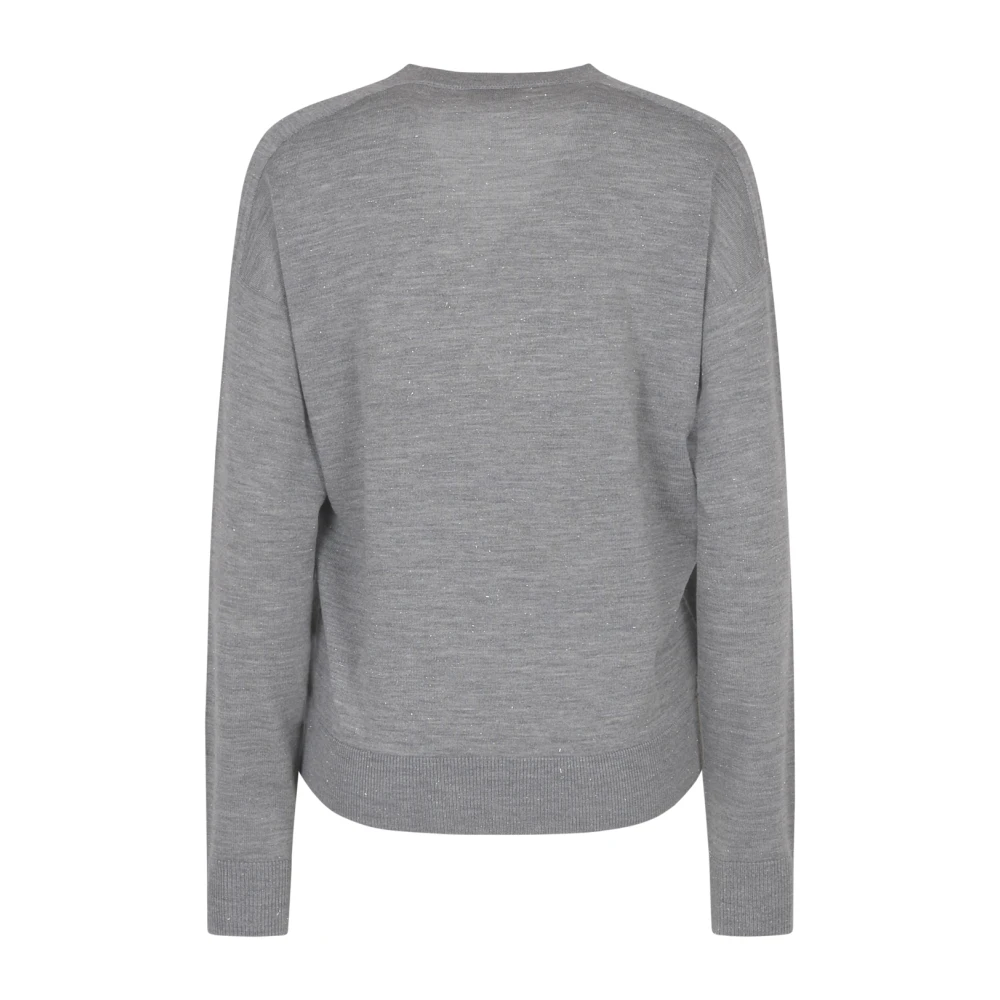 PESERICO Dames Gebreide Truien Gray Dames
