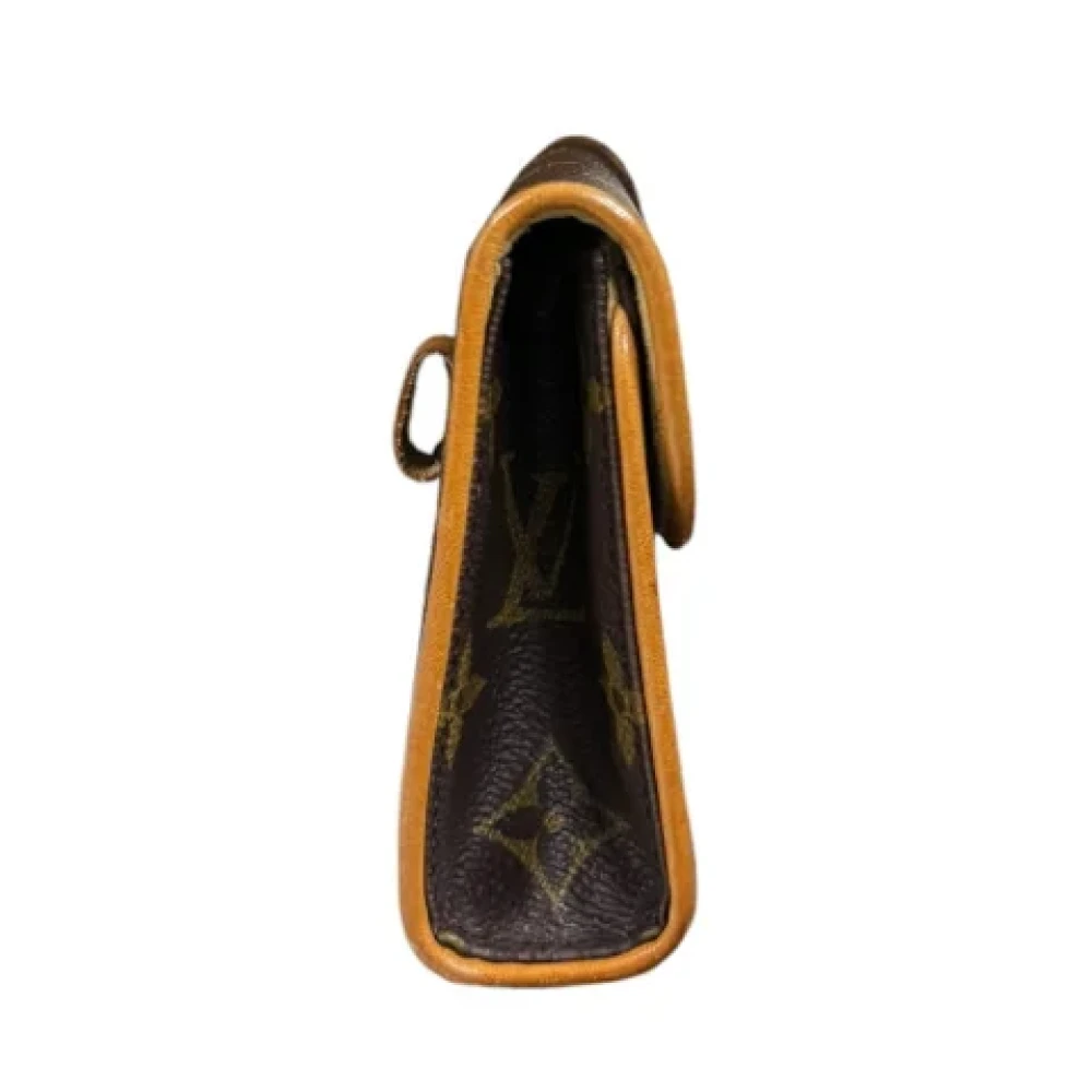 Louis Vuitton Vintage Pre-owned Fabric crossbody-bags Brown Dames
