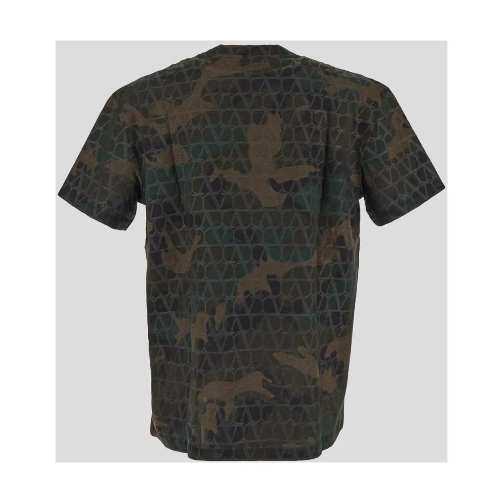 Valentino Logo Grafisch T-shirt Multicolor Heren