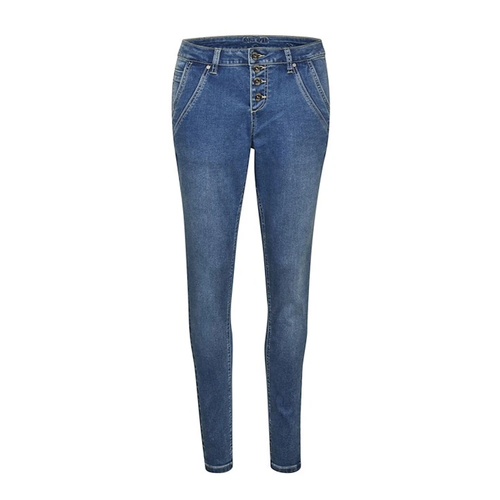 Cream Women's Blue Skinny Fit Jeans, W26, Rich Denim Jeans - Slim Fit