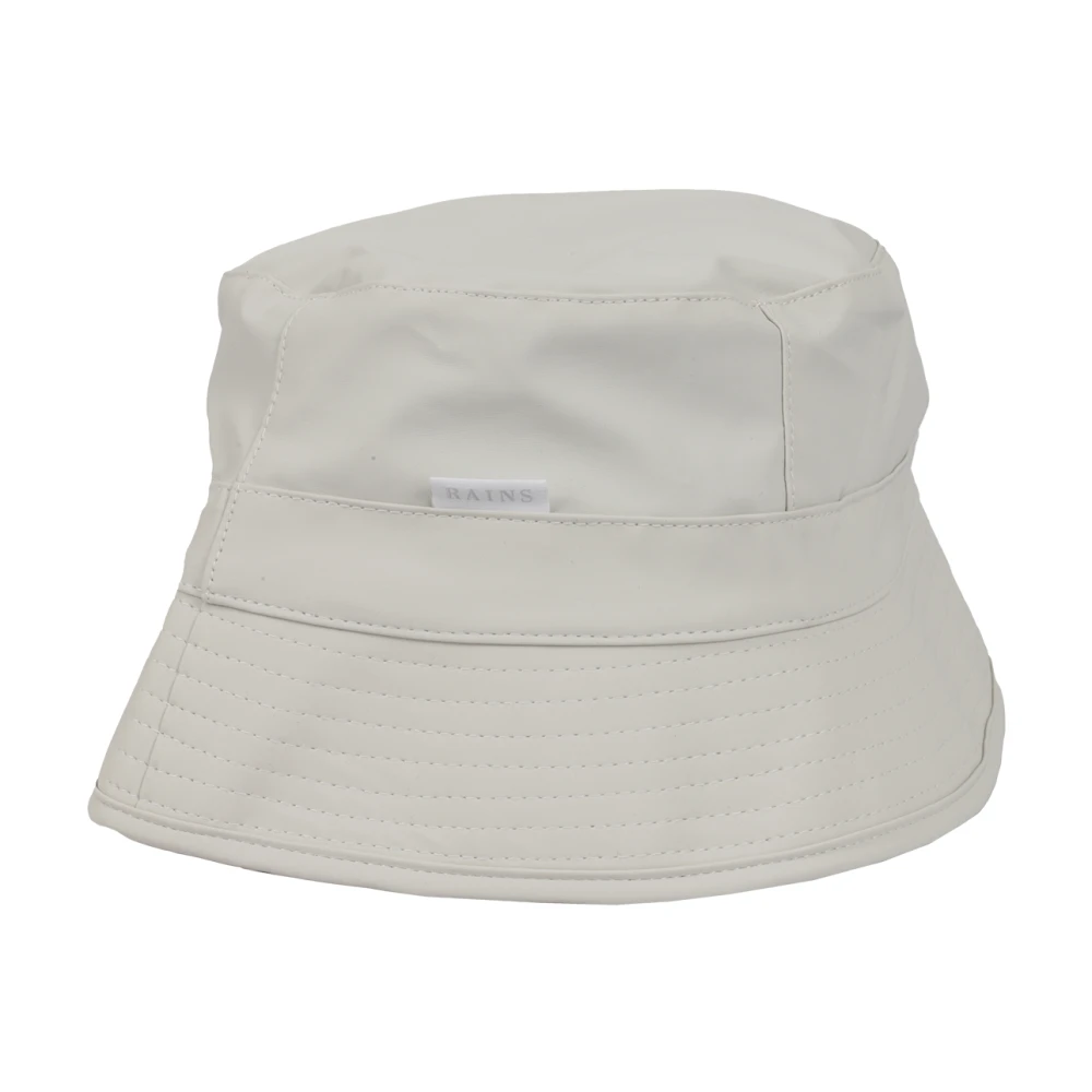 Rains Stijlvolle Bucket Hat voor Buitenavonturen White Dames