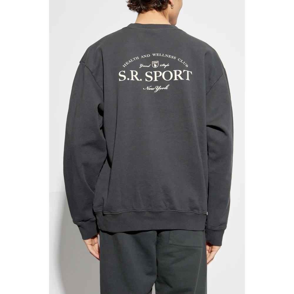 Sporty & Rich Sweatshirt uit de New York-collectie Gray Unisex