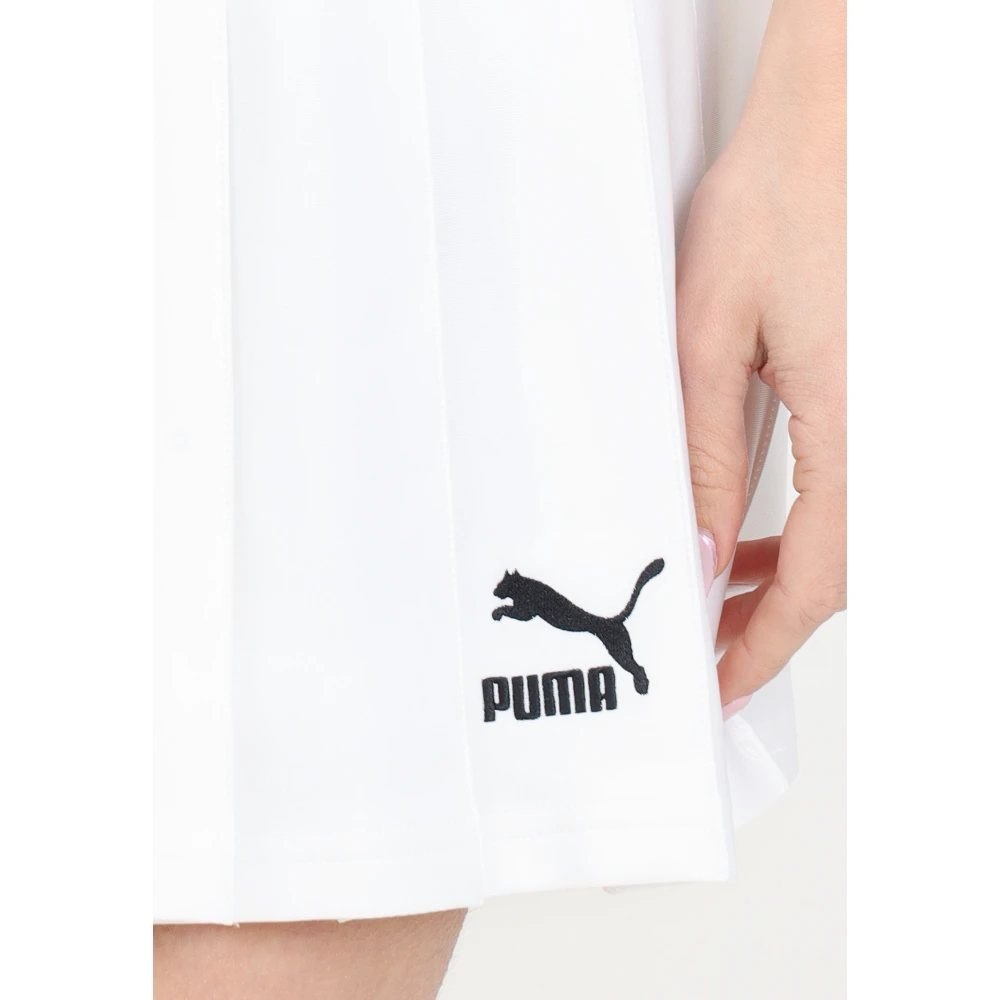Puma Classics Geplooide Rok Wit White Dames
