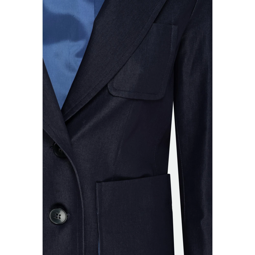 Emme DI Marella Klassieke Blauwe Blazer Blue Dames