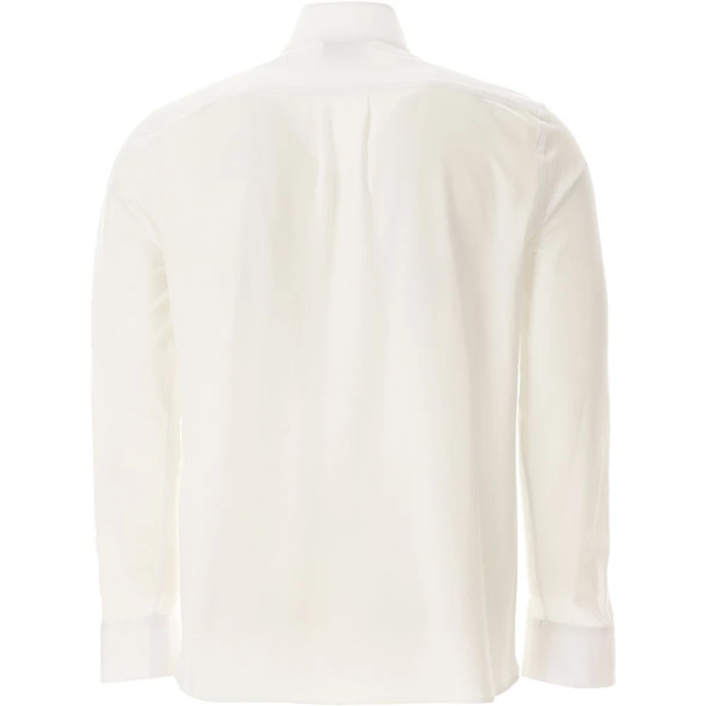Emporio Armani Witte Overhemd met Opstaande Kraag White Heren