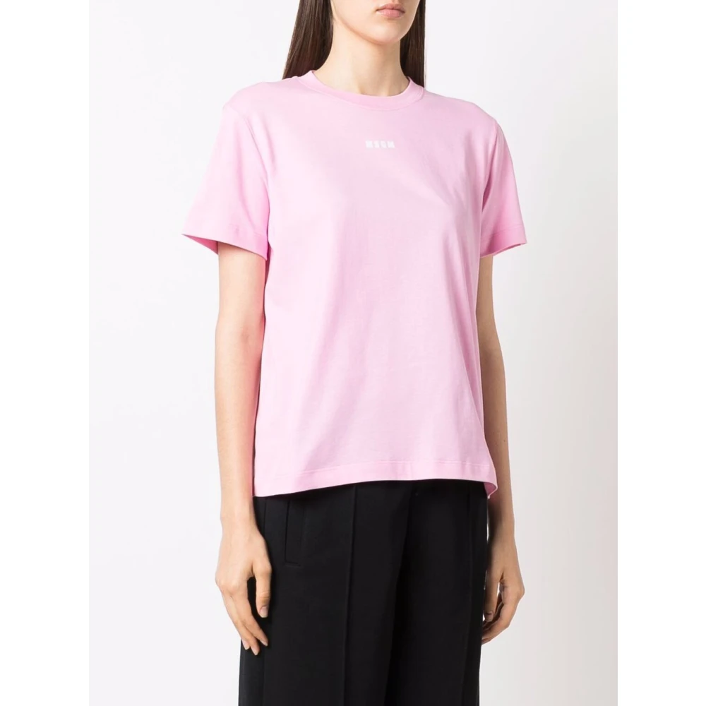 Msgm Roze T-shirts en Polos Pink Dames