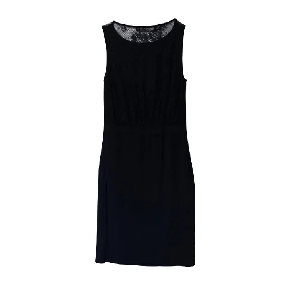 Moschino Pre-Owned Pre-owned Viscose dresses Black Dames