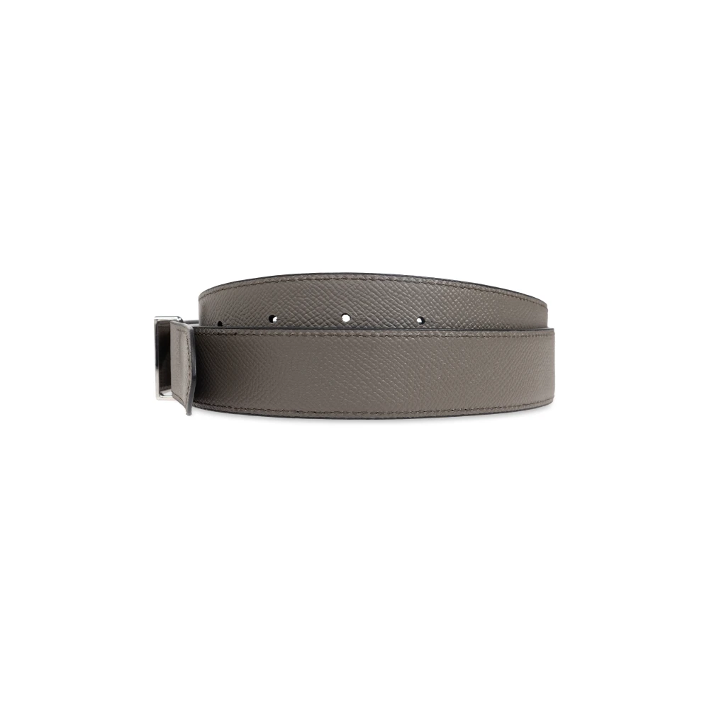 Maison Margiela Leren riem Beige Unisex