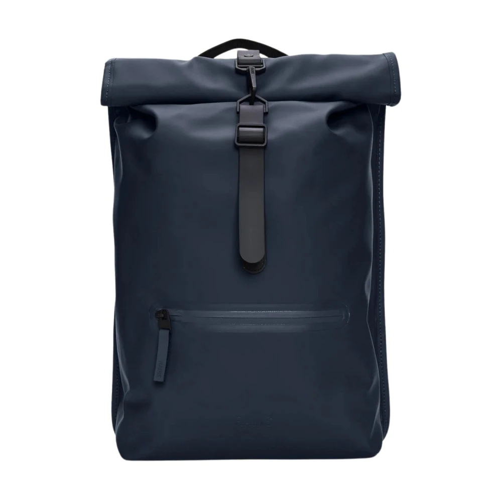 Rains Rolltop Rucksack W3 OneSize, Navy