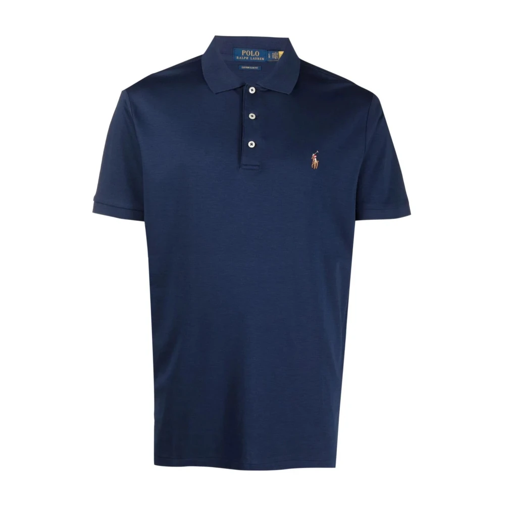 Polo Ralph Lauren Men's Blue Polo Shirts, Xl, Casual Polo Knit Shirt