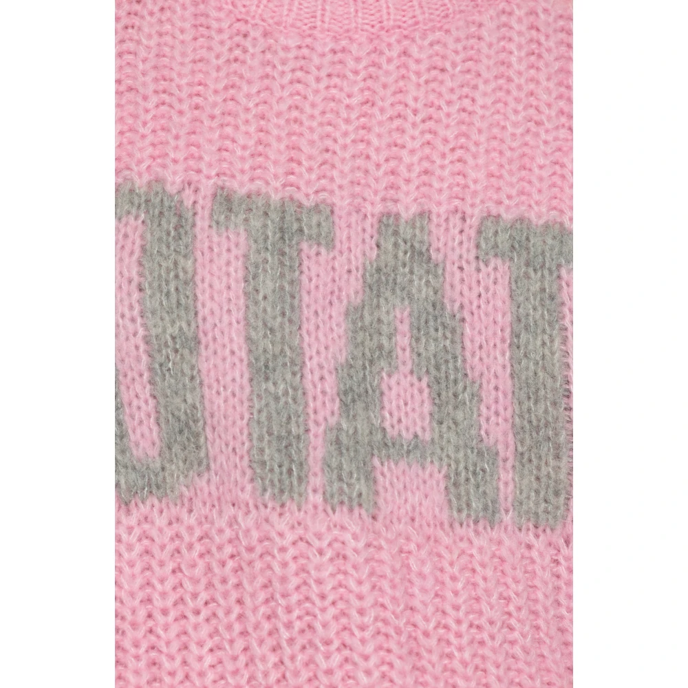 Rotate Birger Christensen Losvallende trui Pink Dames