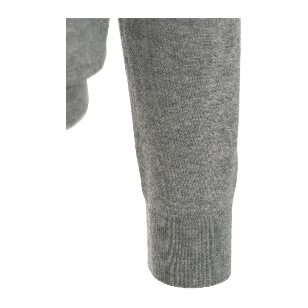 Gender Merino-Cashmere Turtleneck Sweater Gray Heren