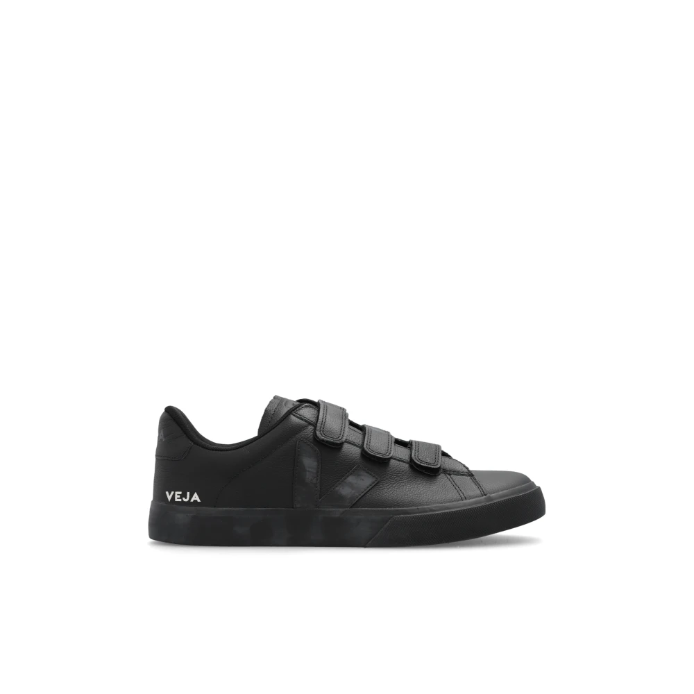 Veja Men's Black Sneakers,, Recife Logo Trainers Size 10 Uk