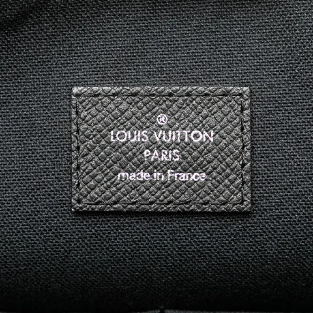 Louis Vuitton Vintage Pre-owned Leather crossbody-bags Black Heren